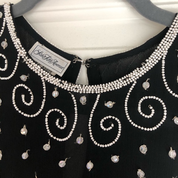 Vintage SAKS FIFTH AVENUE Sequin Top - Picture 7 of 8